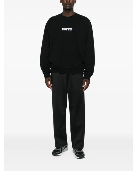 Arte' Black Arte Pixel Crewneck