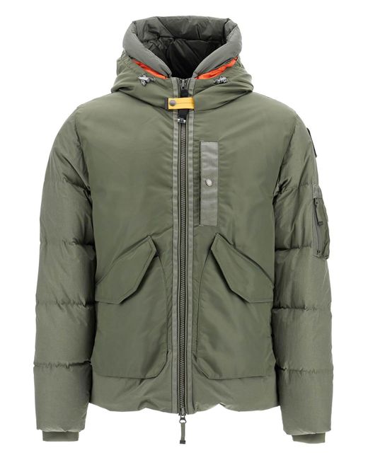 Parajumpers Kurze Vantage Down Jacke in Green für Herren