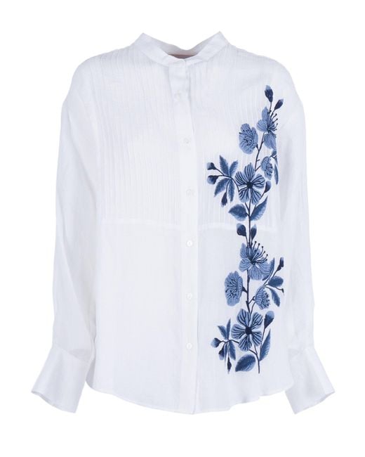 Ermanno Scervino White Long Sleeve Shirt