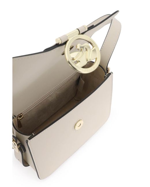 Box Trot Small Crossbody Bag Longchamp en coloris Metallic