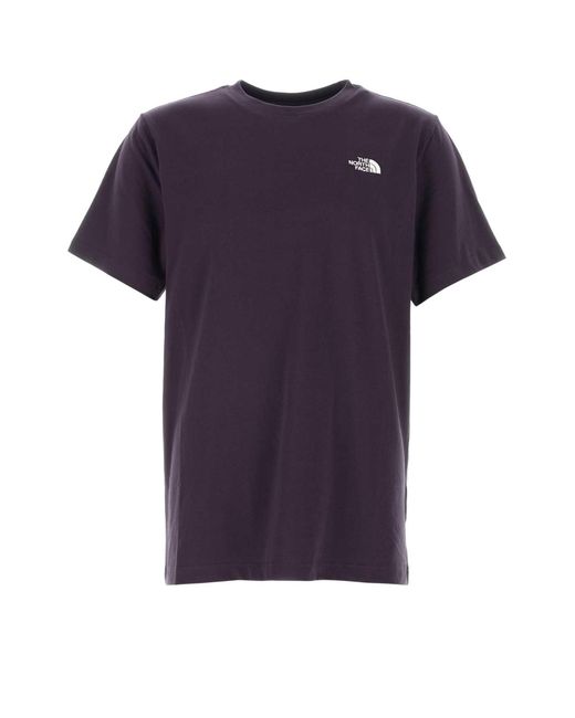 The North Face Purple M Evolution Simple Dome Regular Short Sleeve Tee for men