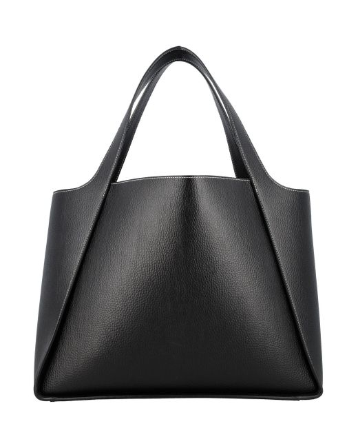 Stella McCartney Black Alter Mat Logo Tote