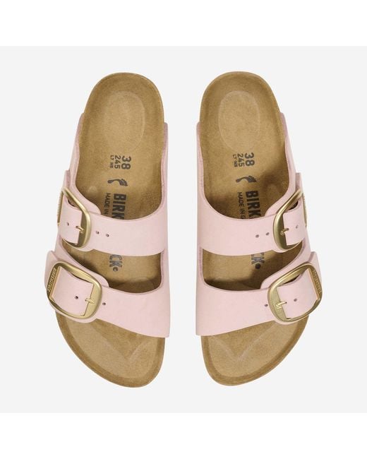 Birkenstock Pink Big Buckle Sandals
