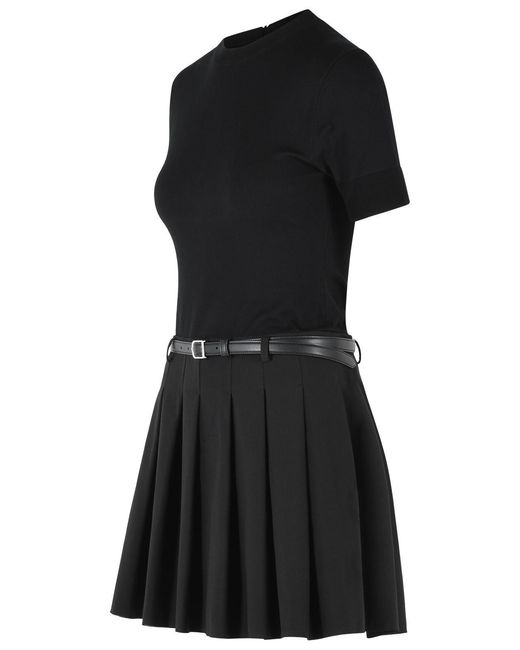 Jonathan Simkhai Black 'Abbie' Polyester Blend Dress