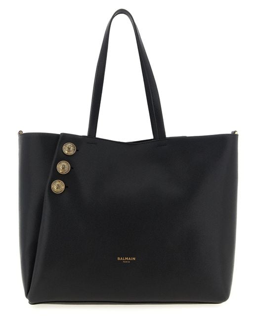 Balmain 'embleme' Boodschappentas in het Black