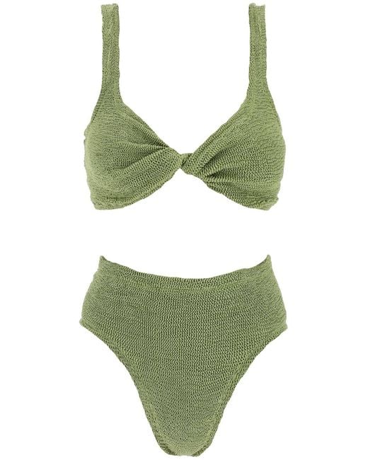 Hunza G Jamie Bikini Set in het Green