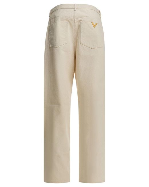 Valentino Natural Jeans White for men