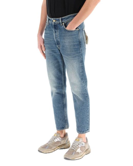 Jeans Regular Fit Happy di Golden Goose Deluxe Brand in Blue da Uomo