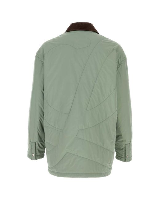 Loewe Green Mint Polyester Padded Jacket for men
