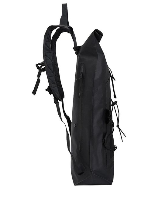 C P Company Black Polyamide Backpack for men