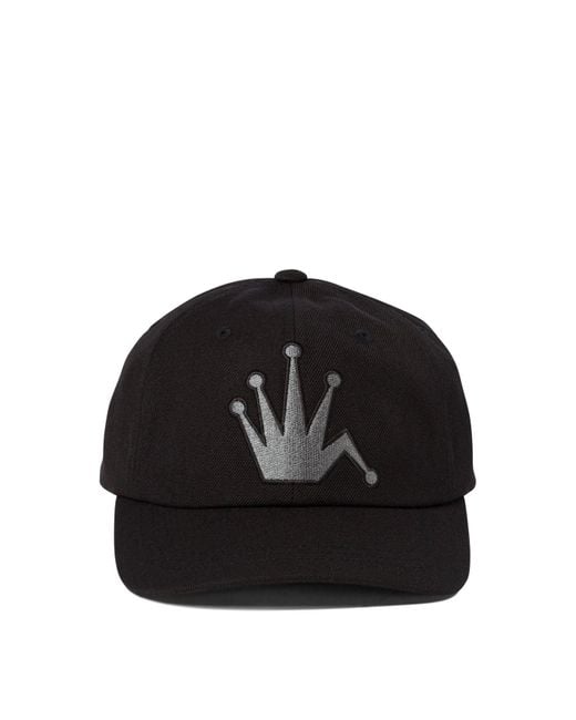 Stussy Crown Embroidered Trucker Cap in Black for Men | Lyst