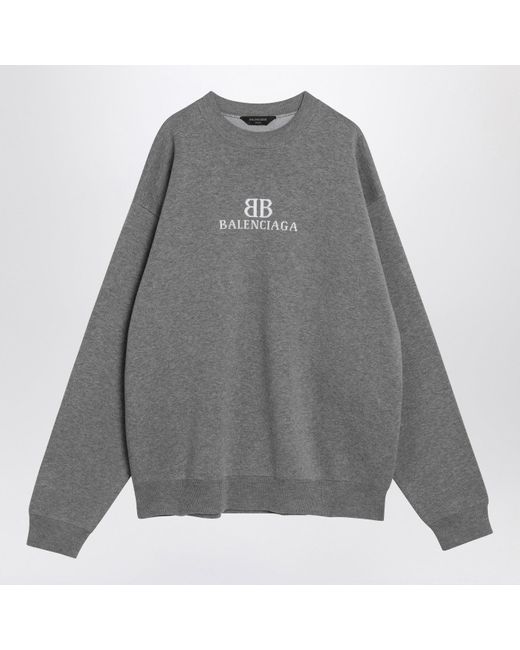 balenciaga sweater mens grey