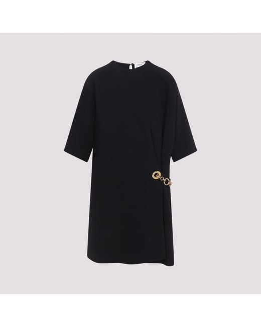 Céline Black Viscose Midi Dress