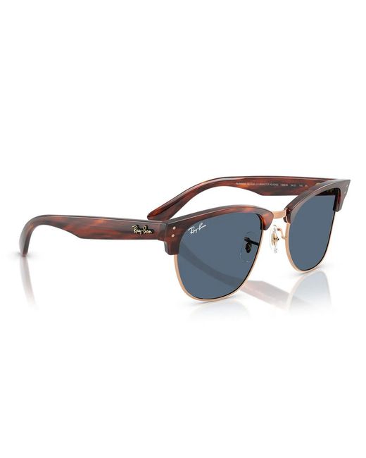 Ray-Ban Blue Sonnenbrille Rbr0504 S 13983 A Clubmaster Reverse Braun/Dunkelblau Unisex