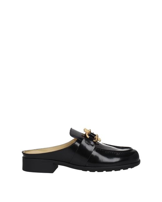 Bottega Veneta Black Ciabatte E Zoccoli Uomo Pelle Nero for men