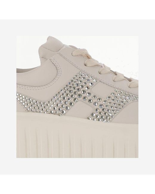 Hogan Gray H -Streifen -Sneaker