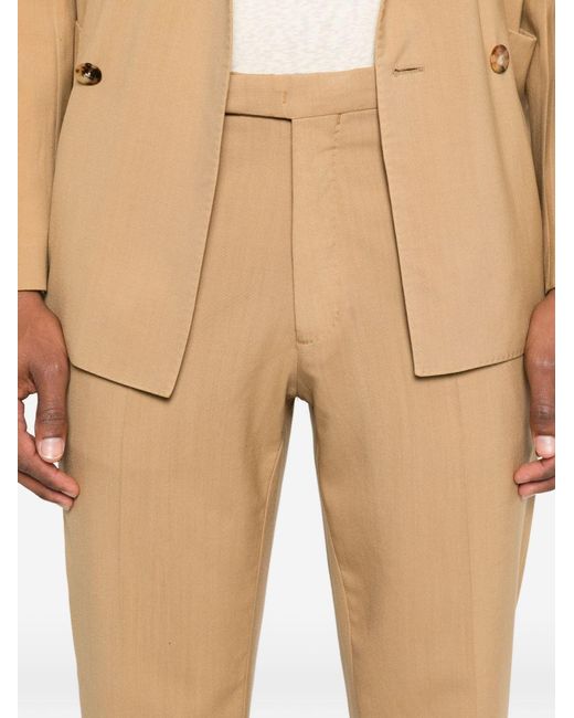 Boglioli Natural Wool Double-Breasted Suit