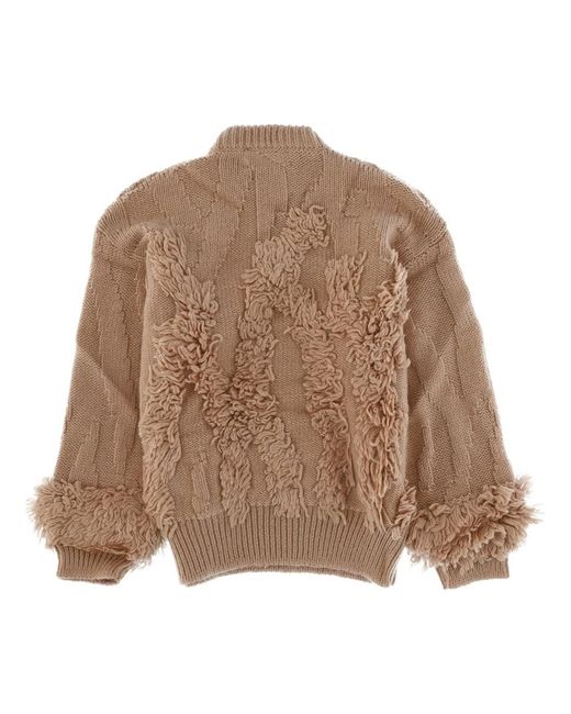 Circus Hotel Brown Wool Blend Sweater