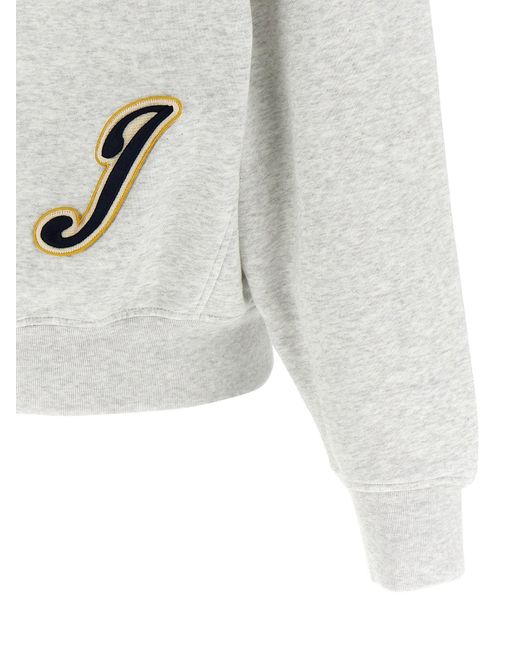Cotton Sweatshirt avec logo Jacquemus pour homme en coloris Gray