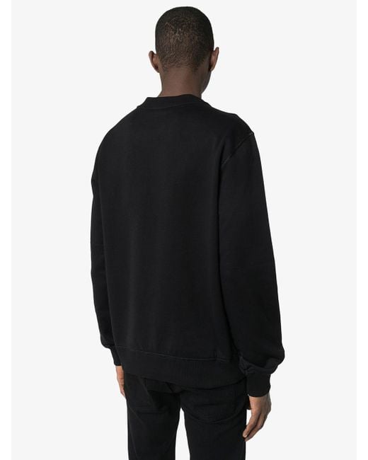 Suéter con aplicación Dolce & Gabbana de hombre de color Black