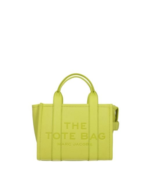 Marc Jacobs Yellow Handtaschen Frauen Ledergrün/Limoncello