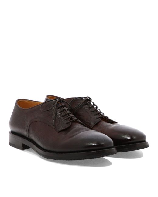 Alberto Fasciani Brown Ethan Lace Up Shoes for men