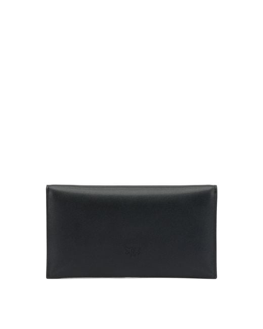 Pinko Black Goat Hair Clutch