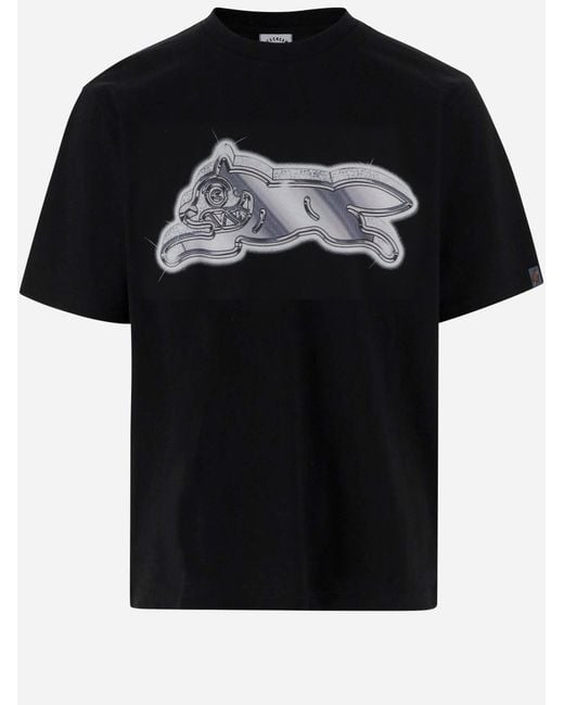 ICECREAM Black Cotton T Shirt With Logo