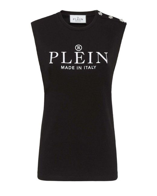 Top Philipp Plein de color Black