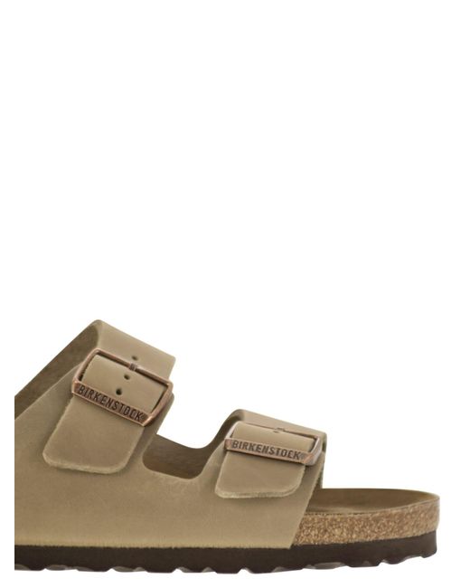 Birkenstock Brown Arizona Leder -Slipper