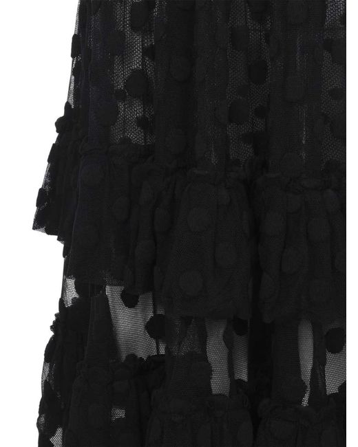 Dries Van Noten Black Elegant Cotton Dress By