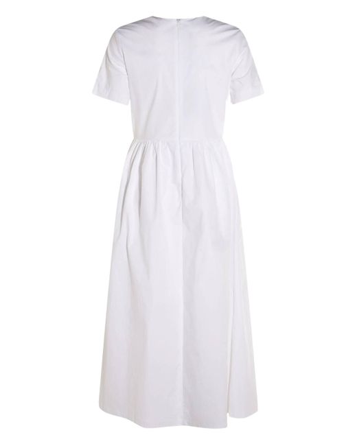 Add White Weißes Langes Kleid