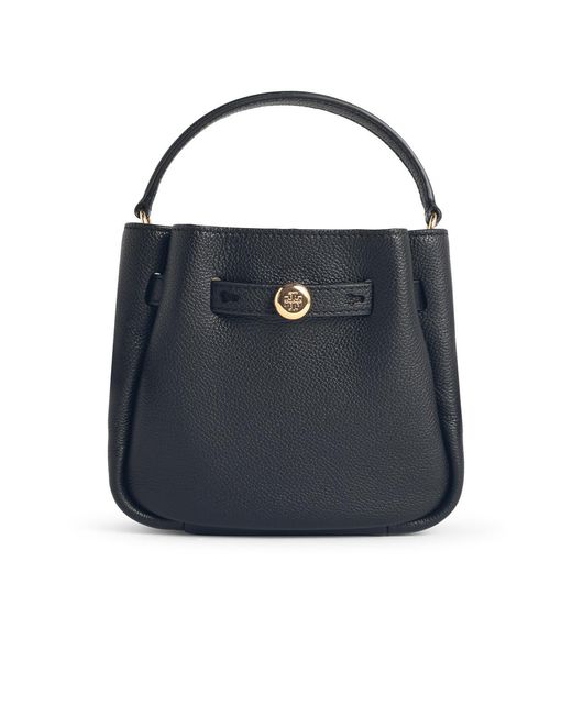 Tory Burch Blue 'Romy' Mini Bucket Bag