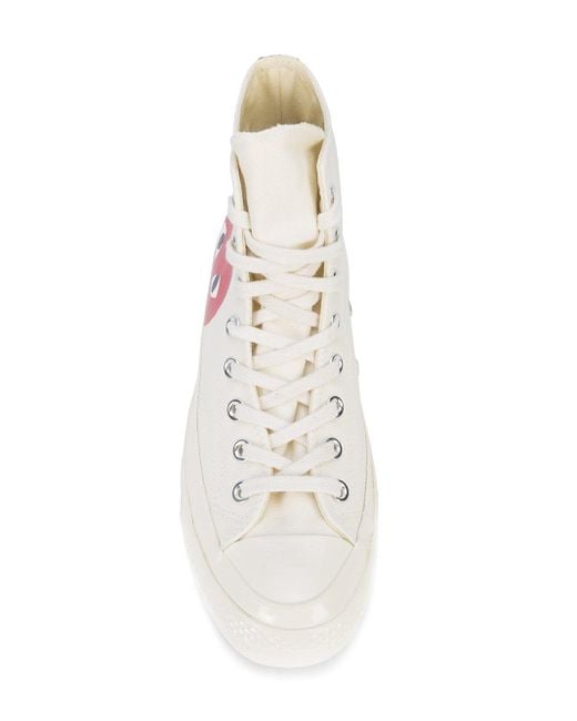 COMME DES GARÇONS PLAY White Sneakers for men