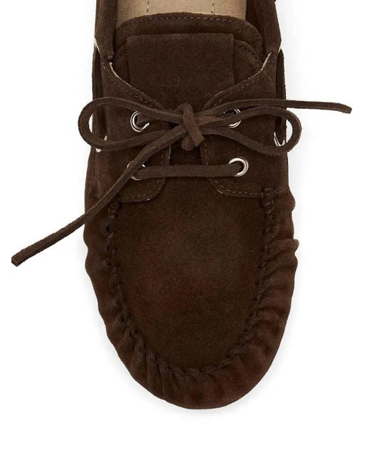 Alohas Brown Rowan Suede Leather Loafers