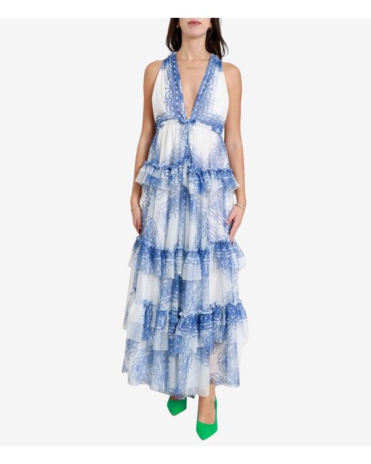 PHILOSOPHY BY LORENZO SERAFINI Blue Dresses