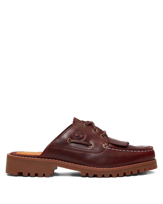 Timberland Brown Auth Mule Shoe Brgnd