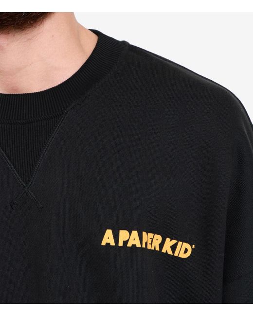 A PAPER KID Black Sweaters