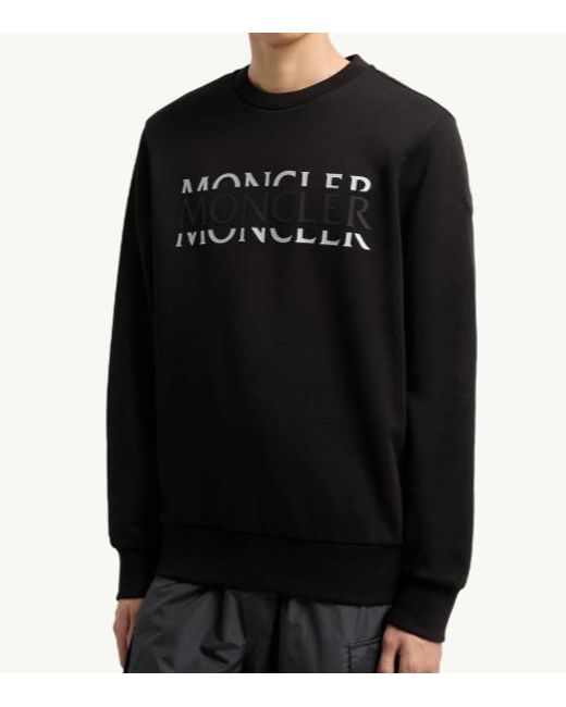 Sudadera Moncler de hombre de color Black
