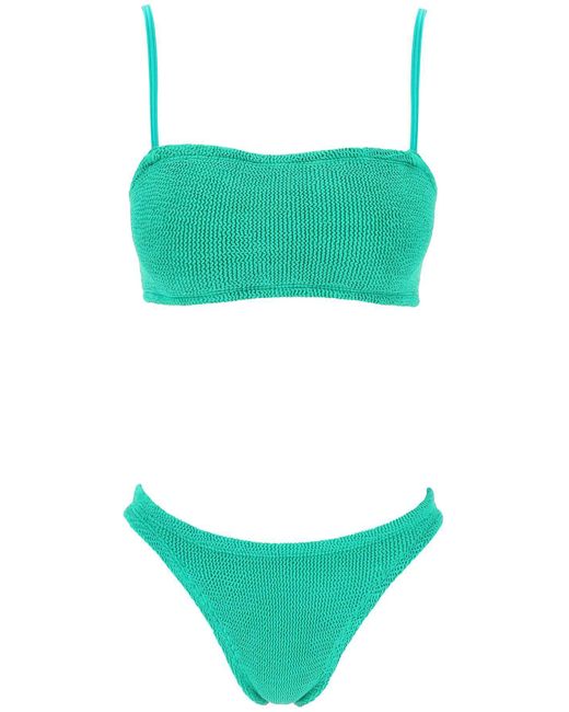 Set de bikini de Gigi Hunza G de color Green