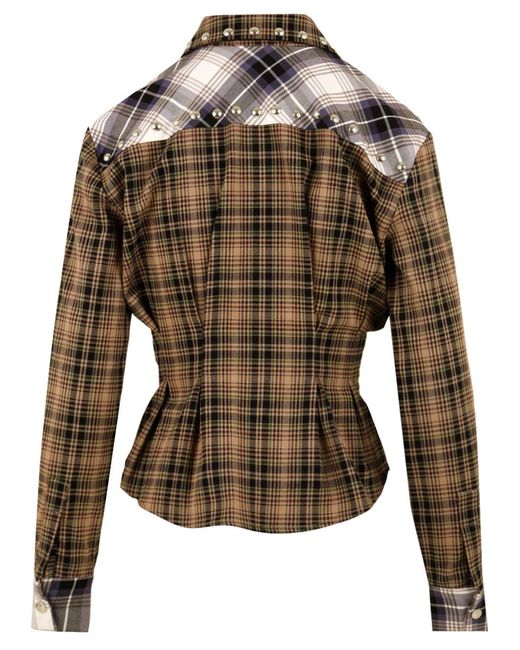 Akep Brown Shirts Multi -Farbe