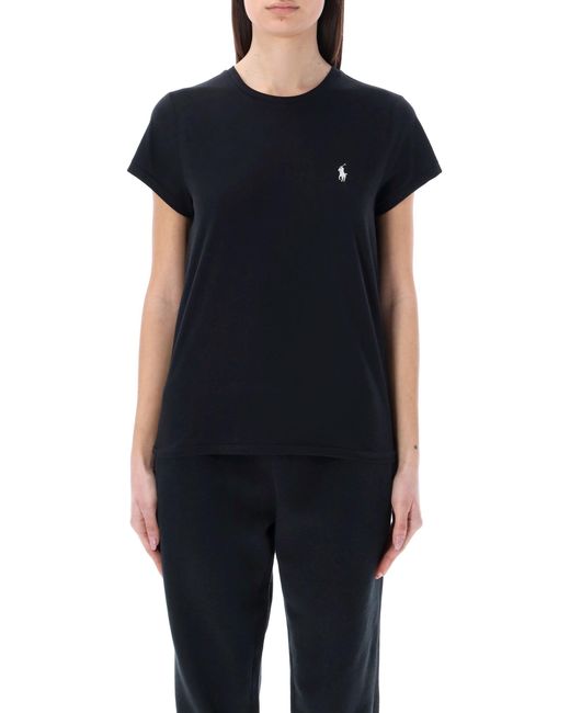 Polo Ralph Lauren Black Classic Cotton Crewneck Tee