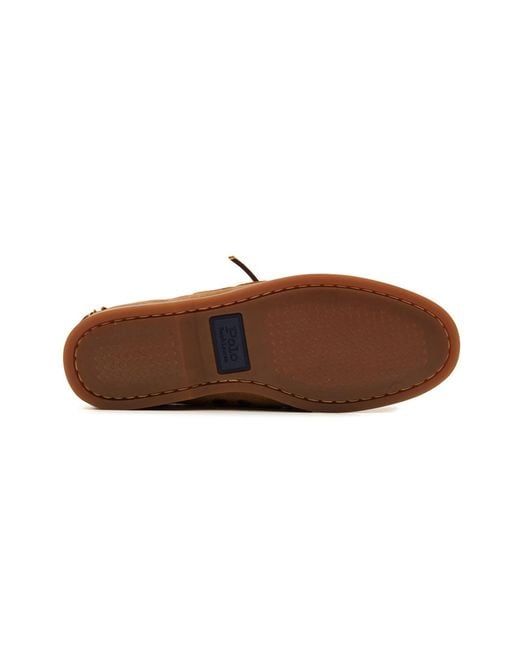 Ralph Lauren Brown Flat Shoes