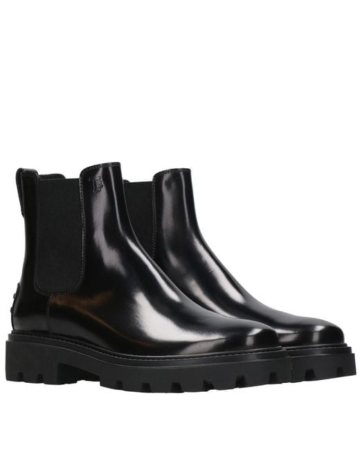 Tod's Black Boots for men