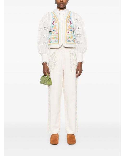 Antik Batik White Alex Pant Clothing