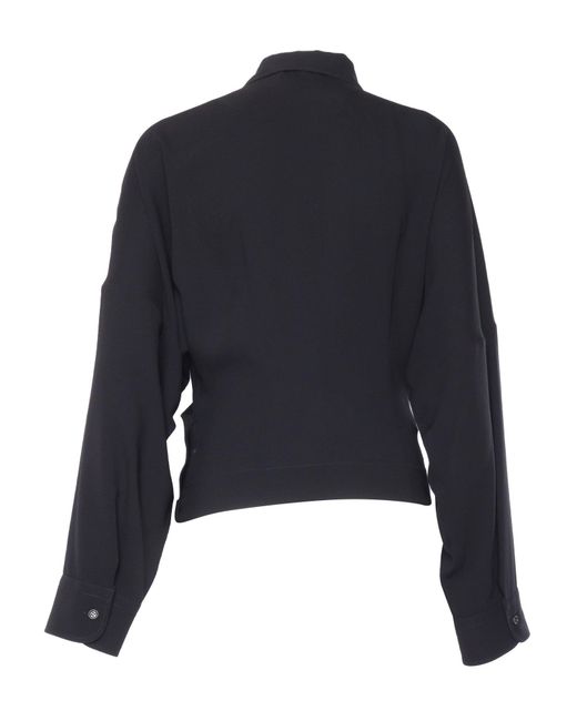 Philosophy Di Lorenzo Serafini Blue Philosophy By Lorenzo Serafini Shirt With A Tight Fit