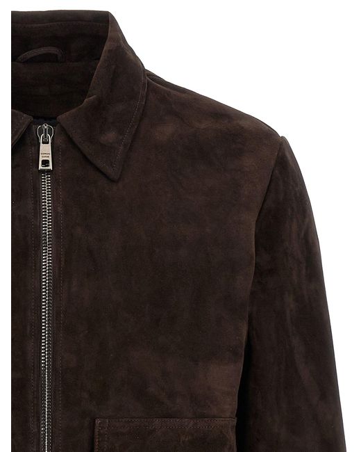 Giorgio Brato Black 'Aviatore' Jacket for men