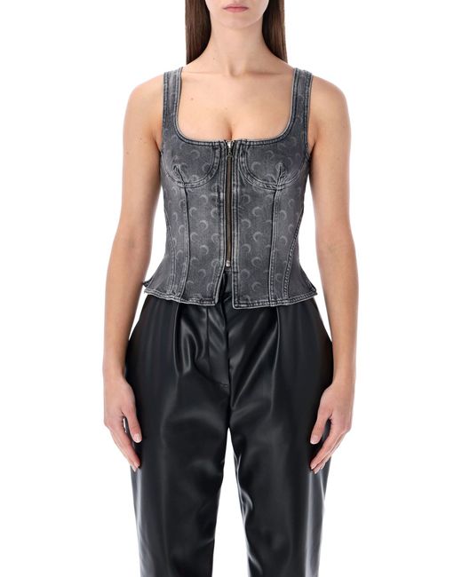 Top Gris MARINE SERRE en coloris Blue