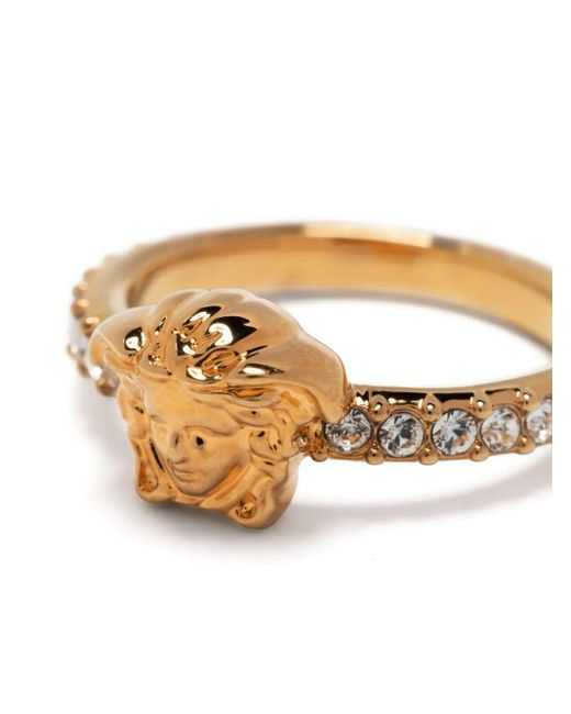 Versace Metallic La Medusa Crystal Ring