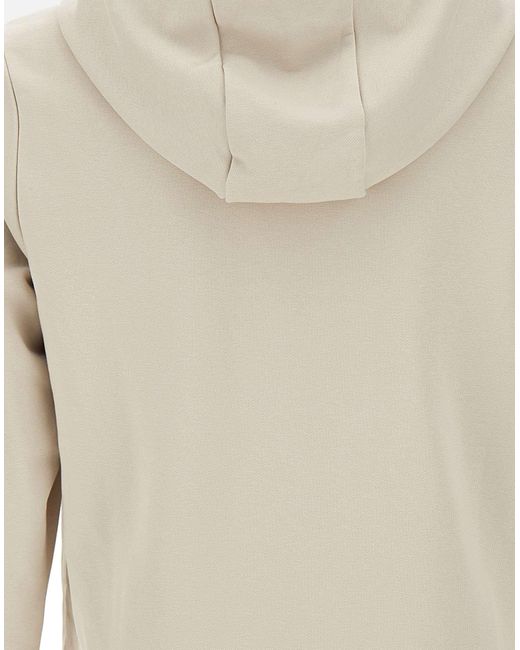 Hombres de 's Sudadera con capucha de mezcla de algodón Iceberg de hombre de color White